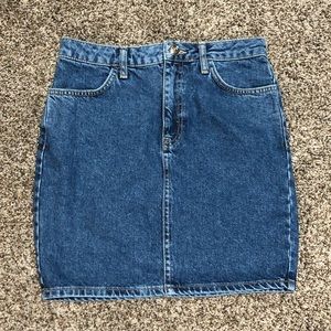 Dark Wash Jean Skirt